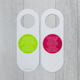 No Logo Room Door Hanger "Do Not Disturb" - 500Pack